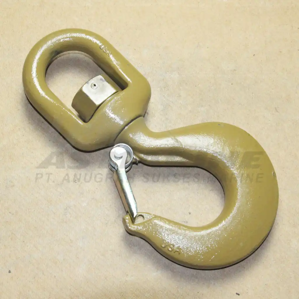 Kait / Gancu / Hook Swivel Crosby L322AN With Latch Kit 11 Ton